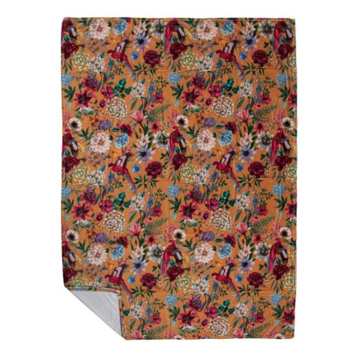 Plaid Imelda jaune 130x170cm