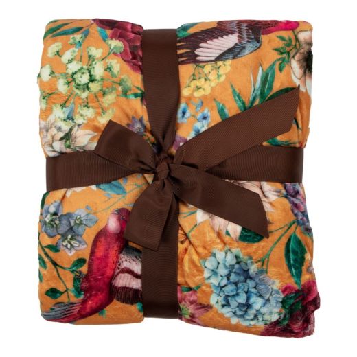 Plaid Imelda jaune 130x170cm