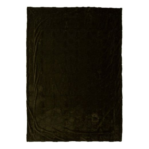 Plaid Christmas trees green 130x170cm