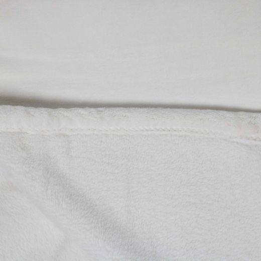 Milky plaid blanc casse 130x200cm 