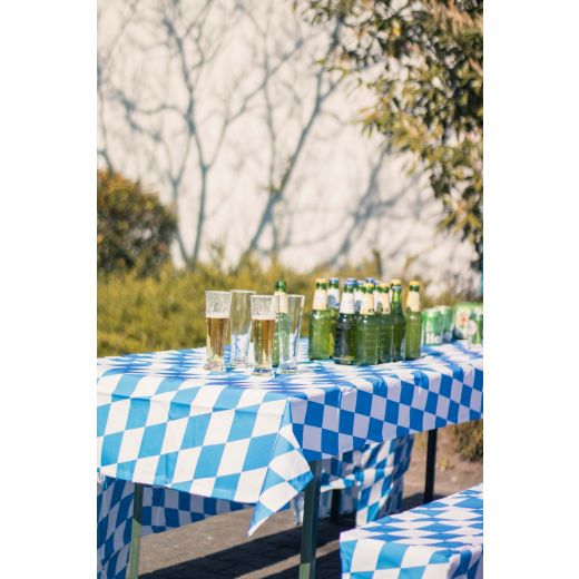 Bar Tablecover Schwer Entflammbar bavarian d90cmxh130cm 