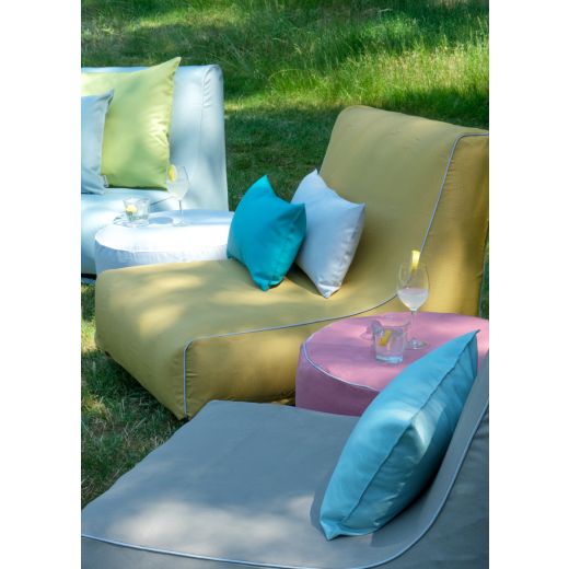 St. Maxime outdoor warm yellow opblaasbare Sofa 70 x 90 x 70 cm