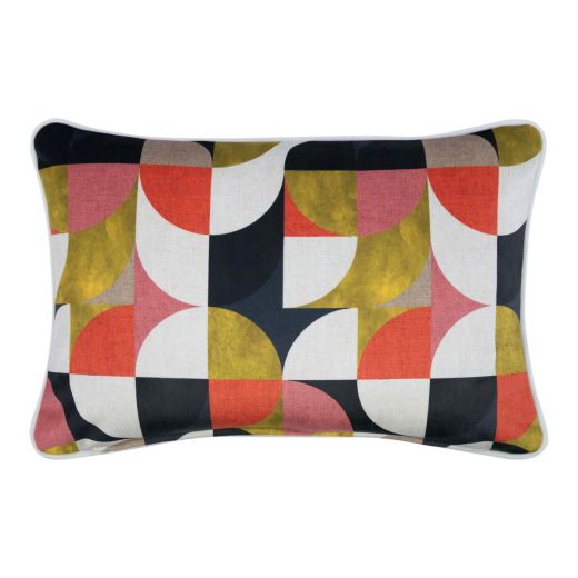 Bray kussen zwart 30x50 cm