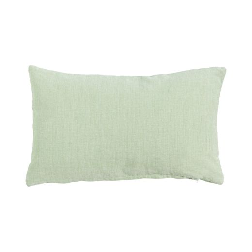 Uneven stitching light green Cushion 30 x 50 cm