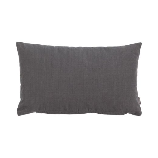 Uneven Stitching Cushion dark grey 30x50cm