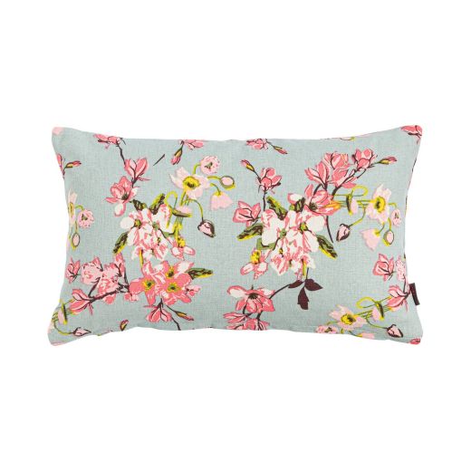 Blossom light blue Cushion 30 x 50 cm