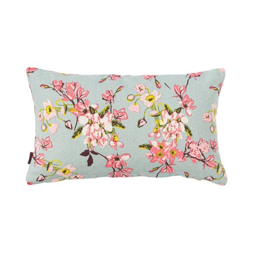 Blossom light blue Cushion 30 x 50 cm
