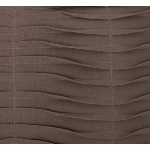 Pleated  Cushion grey 30x50cm 