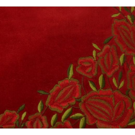 Lulu Kissen rot 30x50cm 