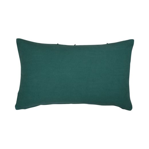 Uneven Ruffle Kissen Blau 30x50cm 