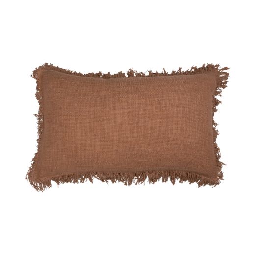 Lioni coussin brun 30x50cm 