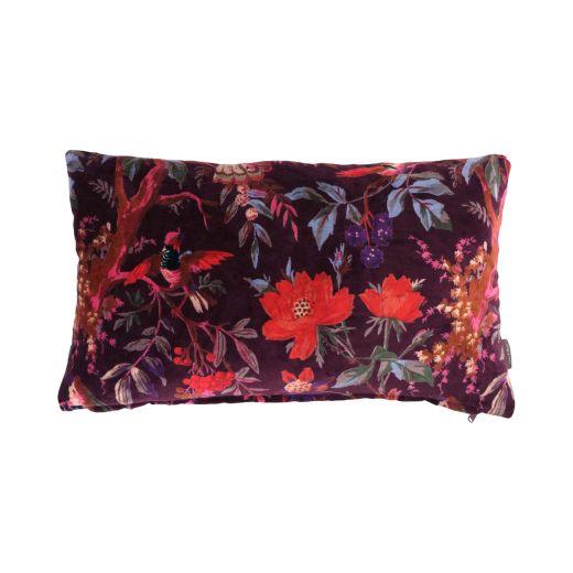 Paradise Kissen dunkel berry 30x50cm 
