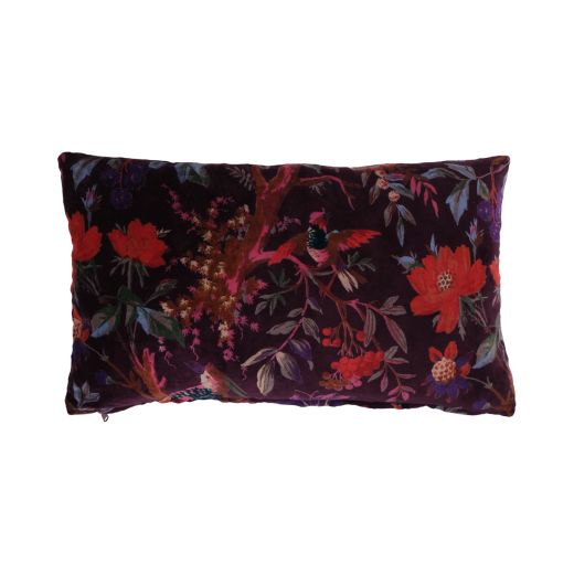 Paradise Kissen dunkel berry 30x50cm 