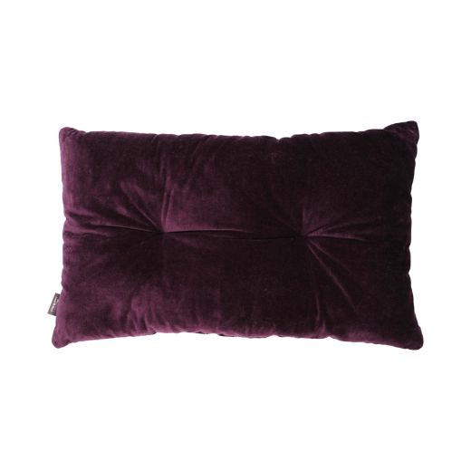 Kyle 2 Buttons Cushion dark berry 30x50cm 