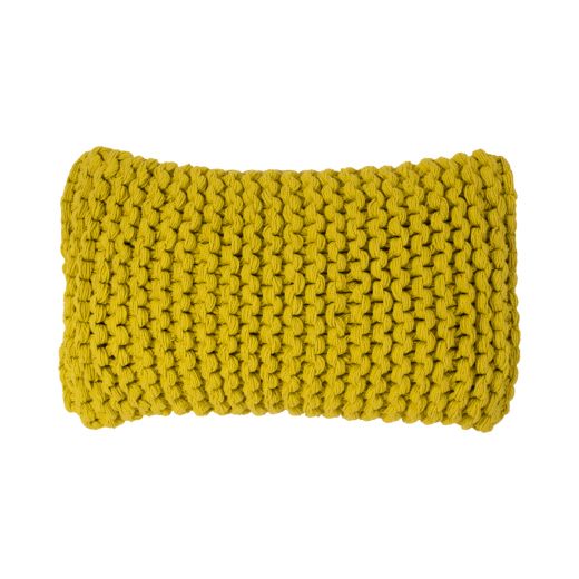Karson Rope Cushion yellow 30x50cm 