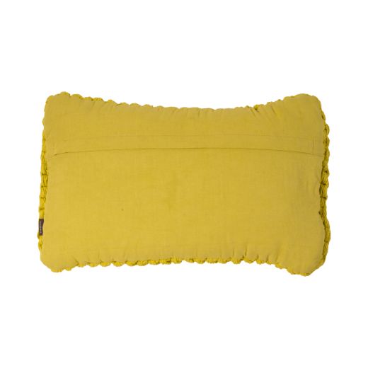 Karson Rope Cushion yellow 30x50cm 