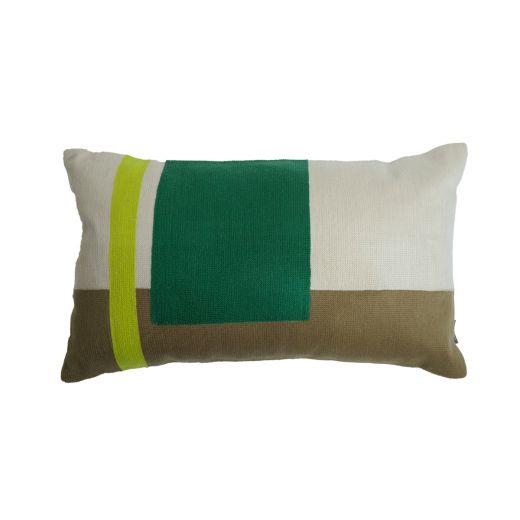 Milana Block Cushion taupe 30x50cm 