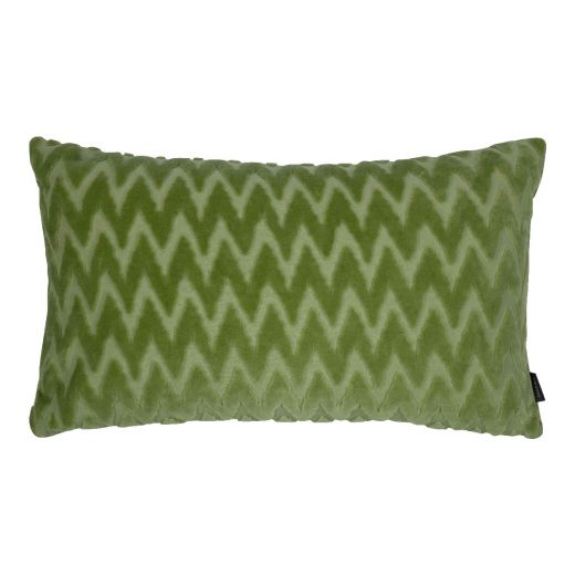 Cleo Cushion chevron green 30x50cm