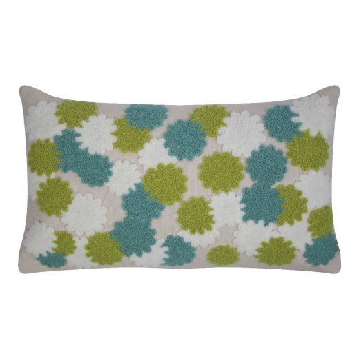 Miley Cushion green blue 30x50cm