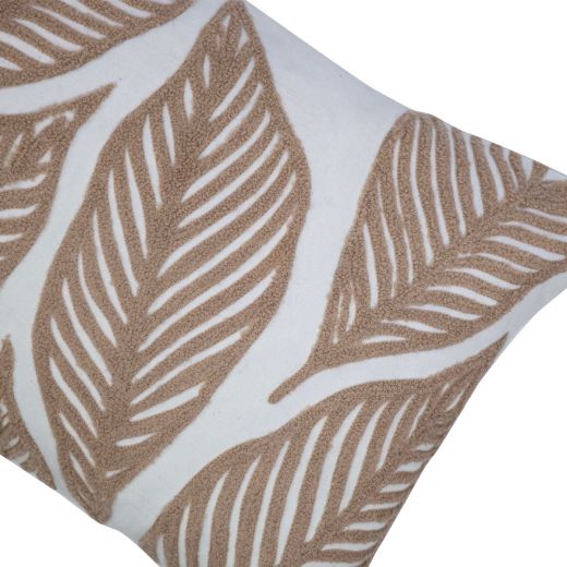 Lilou Cushion leaf pink 30x50cm