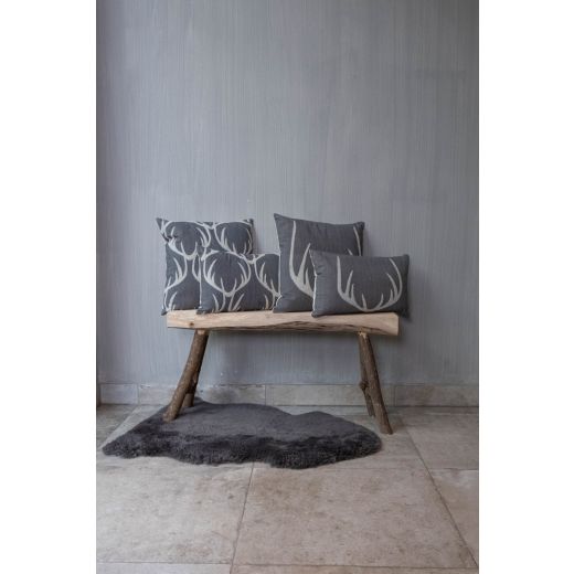 Morris Cushion antler black 30x50cm