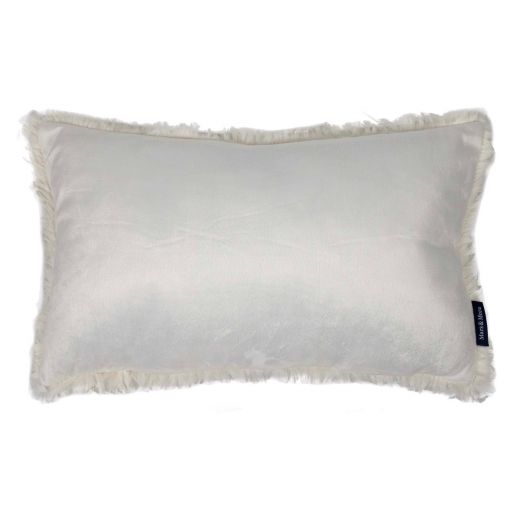 Feather cushion off white 30x50cm