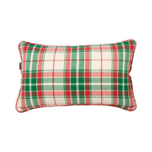 Jingle Christmas Kussen beige groen rood 30x50cm 