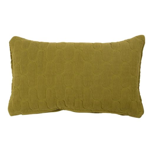 Cushion cheerio muslin green 30x50cm