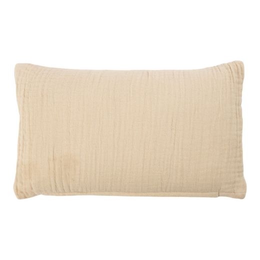 Cushion cheerio muslin beige 30x50cm