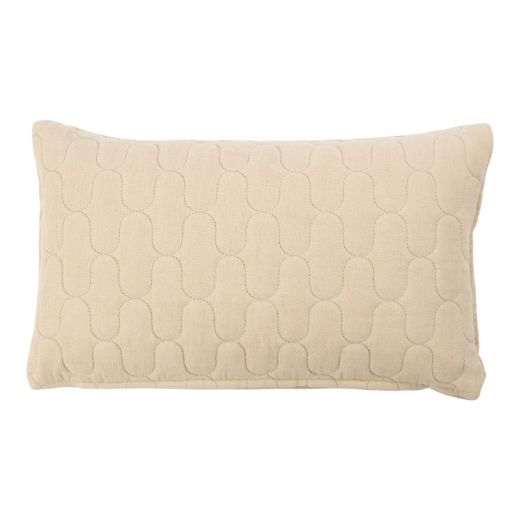 Cushion cheerio muslin beige 30x50cm