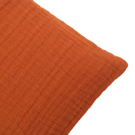 Cushion cheerio muslin orange 30x50cm