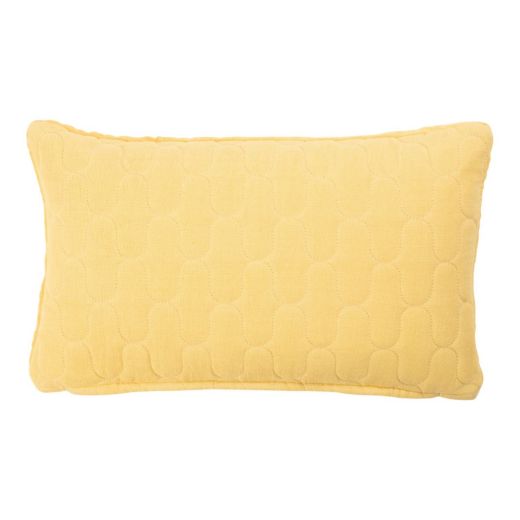 Cushion cheerio muslin soft yellow 30x50cm