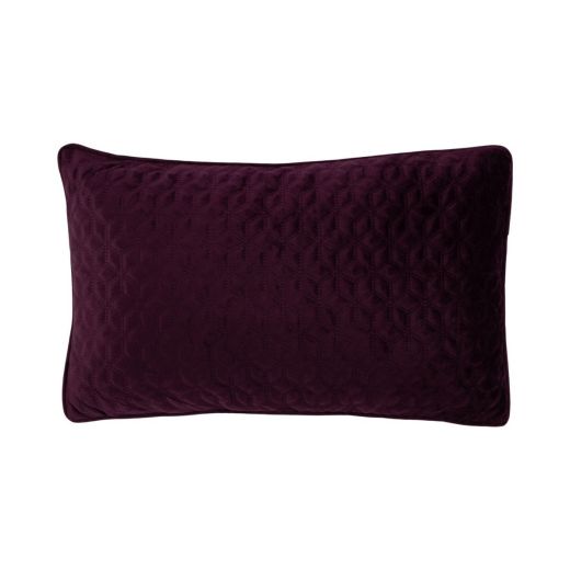 Coussin Ariana violet 30x50cm