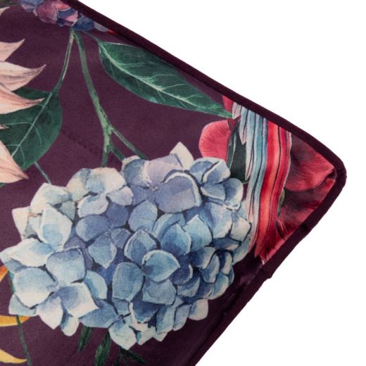 Coussin Carey violet 30x50cm