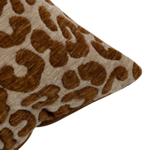 Cushion Lileo cognac brown 30x50cm