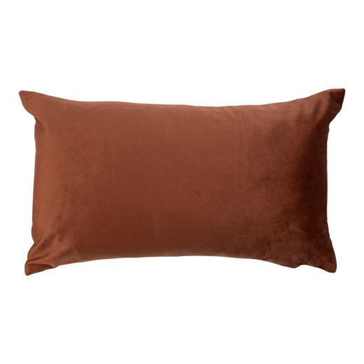 Kussen Sacha rood bruin 30x50cm