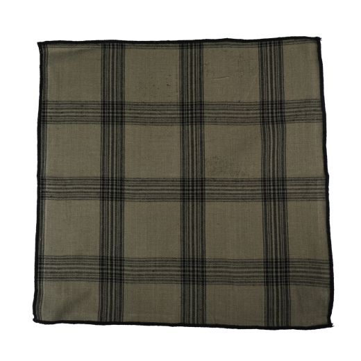 Black Check Napkin sage 40x40cm (set of 2) 