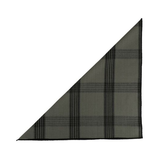 Black Check Serviette de table sauge 40x40cm (set of 2) 