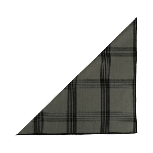 Black Check Servet sage 40x40cm (set of 2) 