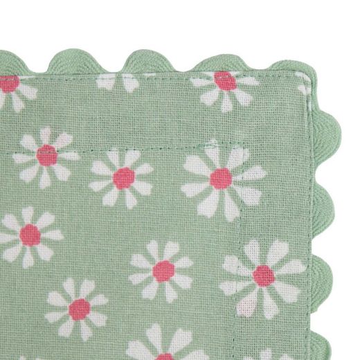 Daisy flowers napkin mix colours 40x40 (set of 3)