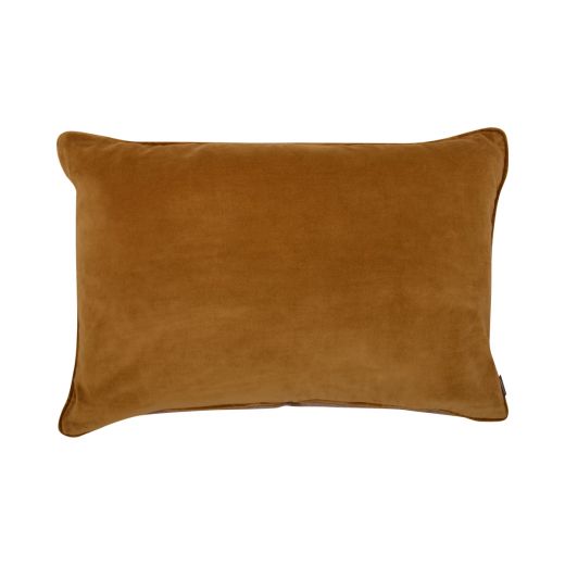 Velvet Wool Cushion yellow 40x60cm 