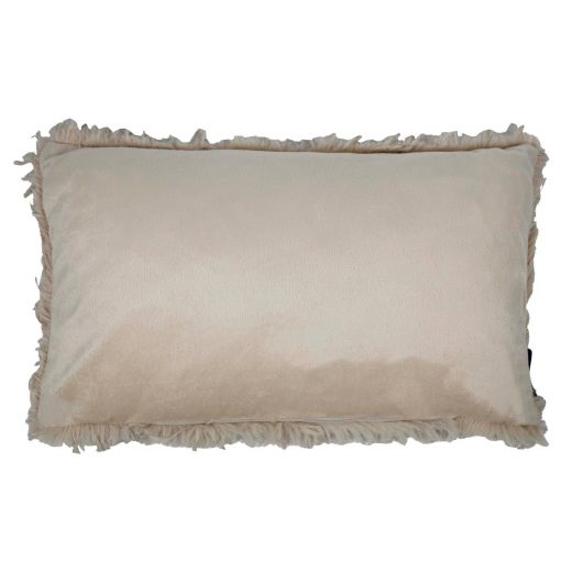 Feather cushion beige 40x60cm