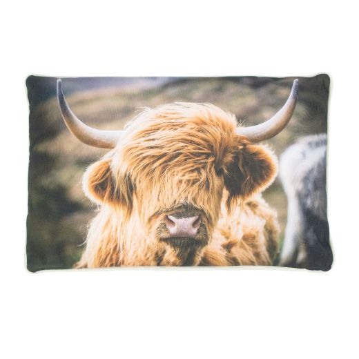 Scottisch highlander outdoor cushion 40x60cm