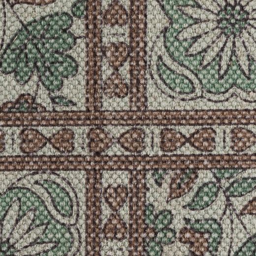 Floral Button Stitching Cushion green 60x60cm 