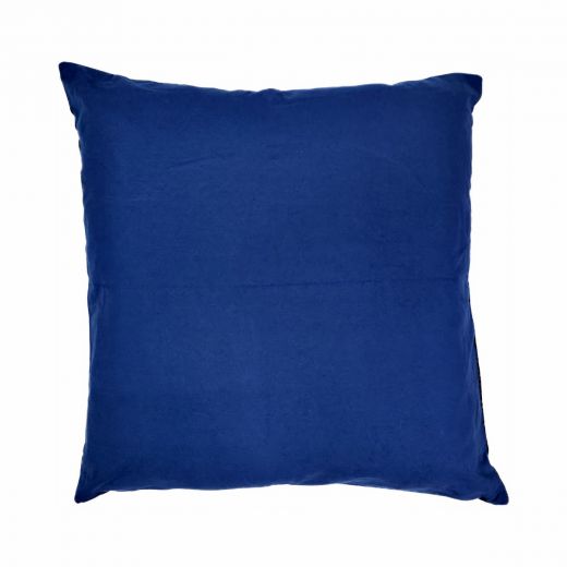 Leopard kussen blauw 60x60cm 