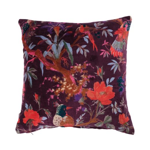 Paradise Kissen dunkel berry 60x60cm 