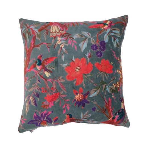 Paradise Cushion blue green 60x60cm 