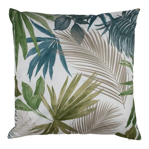 Banjol Flower Print Outdoor Cushion blue 60x60cm 