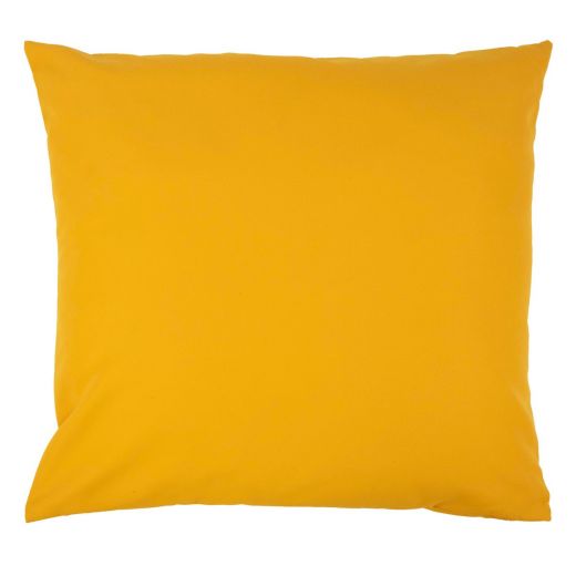 Lef uni buitenkussen geel 60x60cm