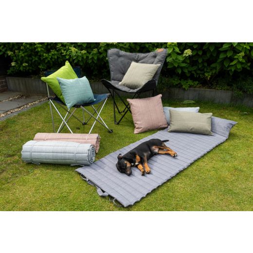 Lennon outdoor strandmat lichtgrijs 58x180 cm